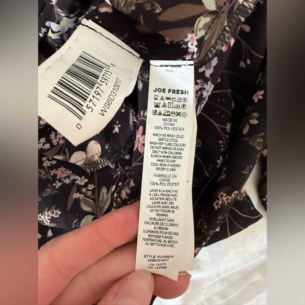 Joe fresh Floral Black Dress - Picture 5 of 12